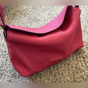Authentic Burberry dark bubblegum crossbody bag
